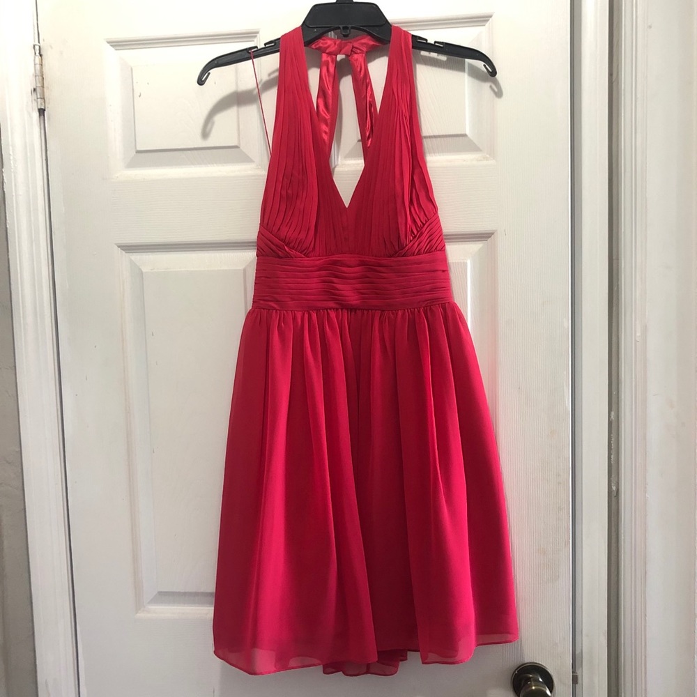 Beautiful Red Chiffon Dress